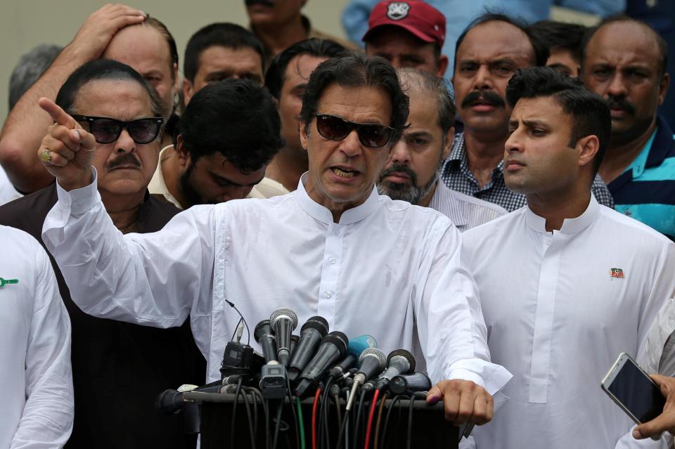  Imran Khan, chairman of Pakistan Tehreek-e-Insaf (PTI), has condemned the bomb attack