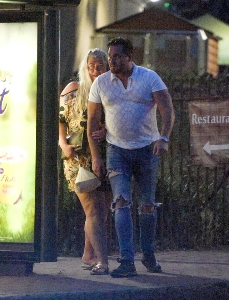  Gemma Collins was seen out with Stephen Mortimer last night