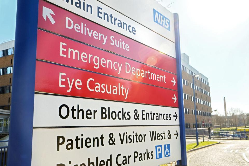  The one-year-old girl is fighting for her life at Queen's Medical Centre in Nottingham