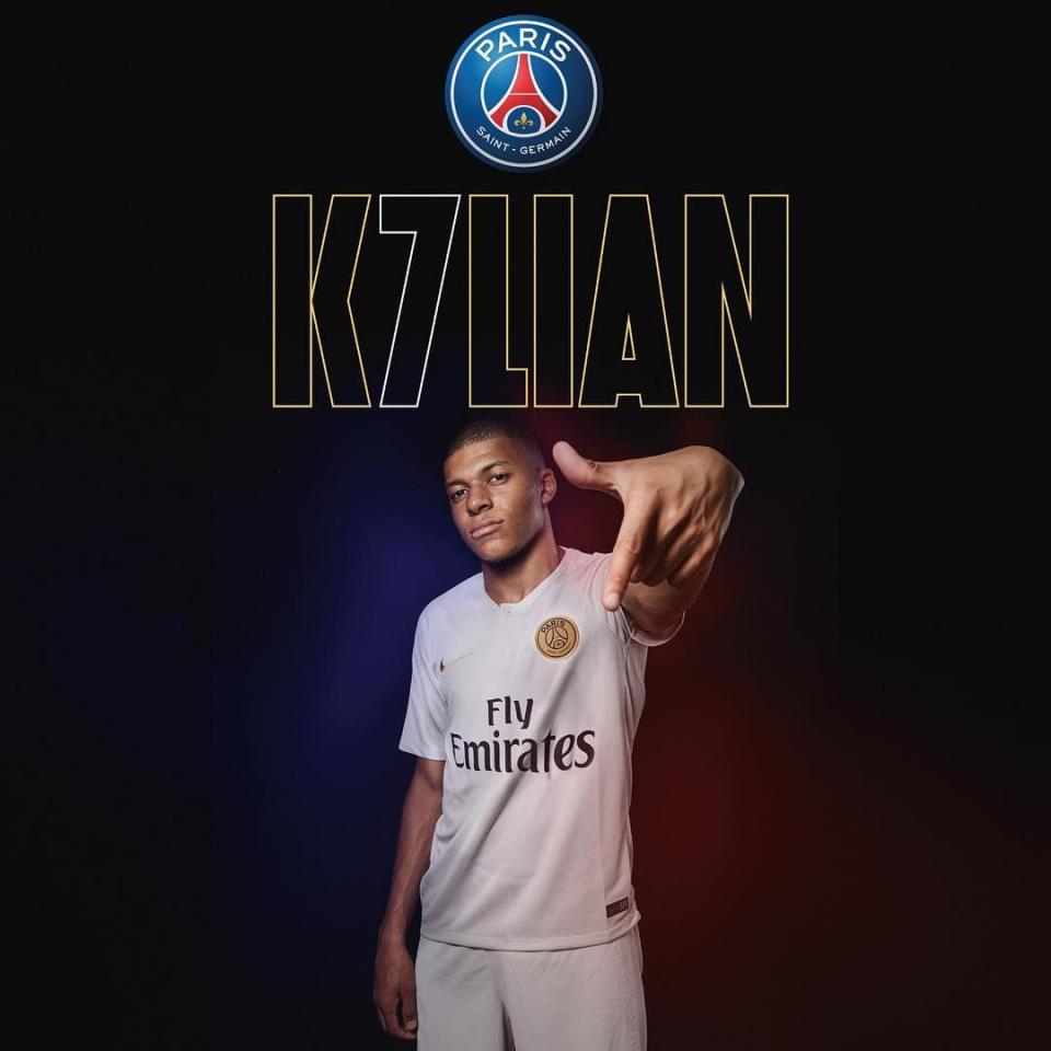  PSG announced the switch on the same day they released their new away kit