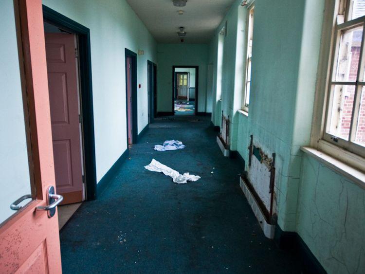 Inside the abandoned Aston Hall in 2008