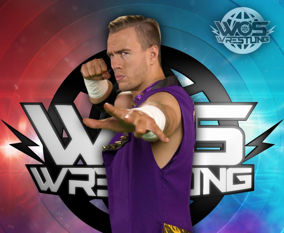  Ospreay poses for the cameras ahead of tonight's World of Sport launch