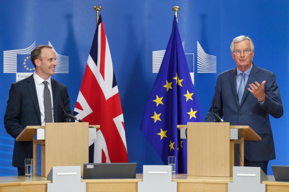  Michel Barnier tears up Theresa May’s Brexit plan saying the EU ‘cannot and will not’ accept her customs proposals