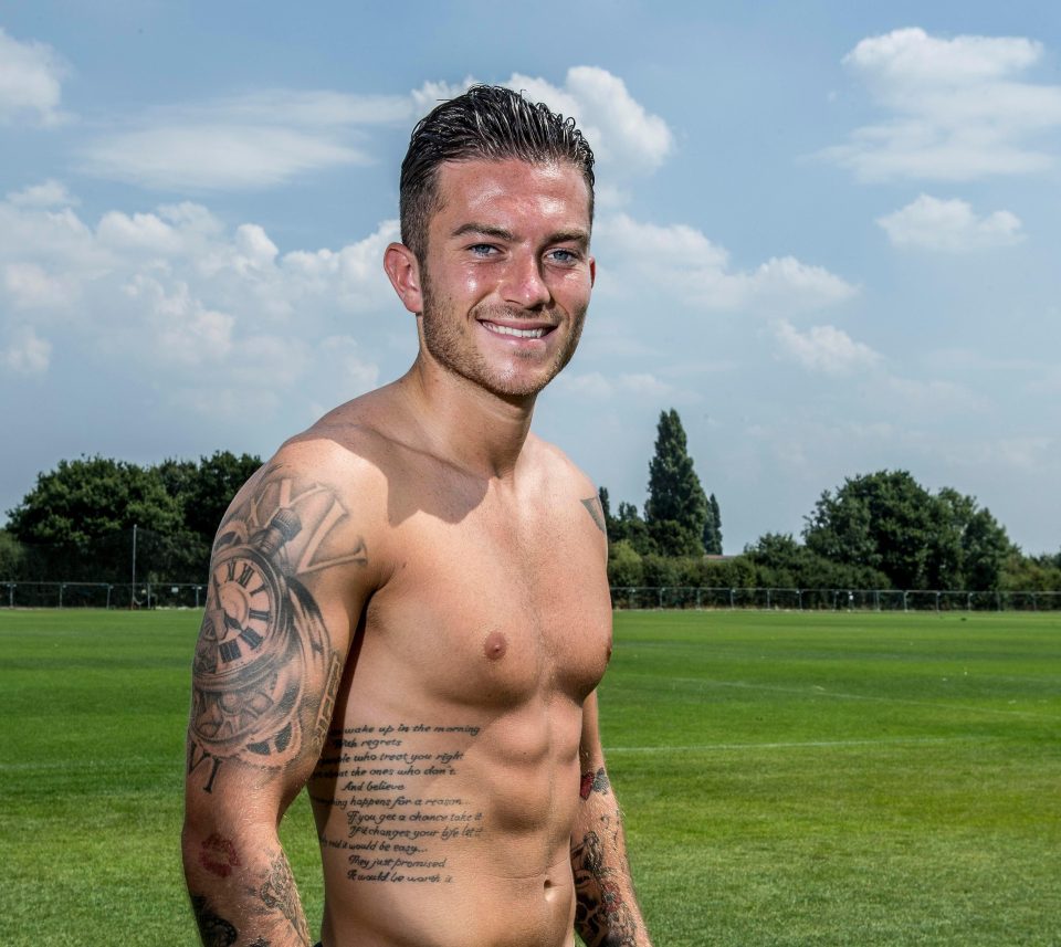  Charlton defender Lewis Page talked SunSport through his many tattoos