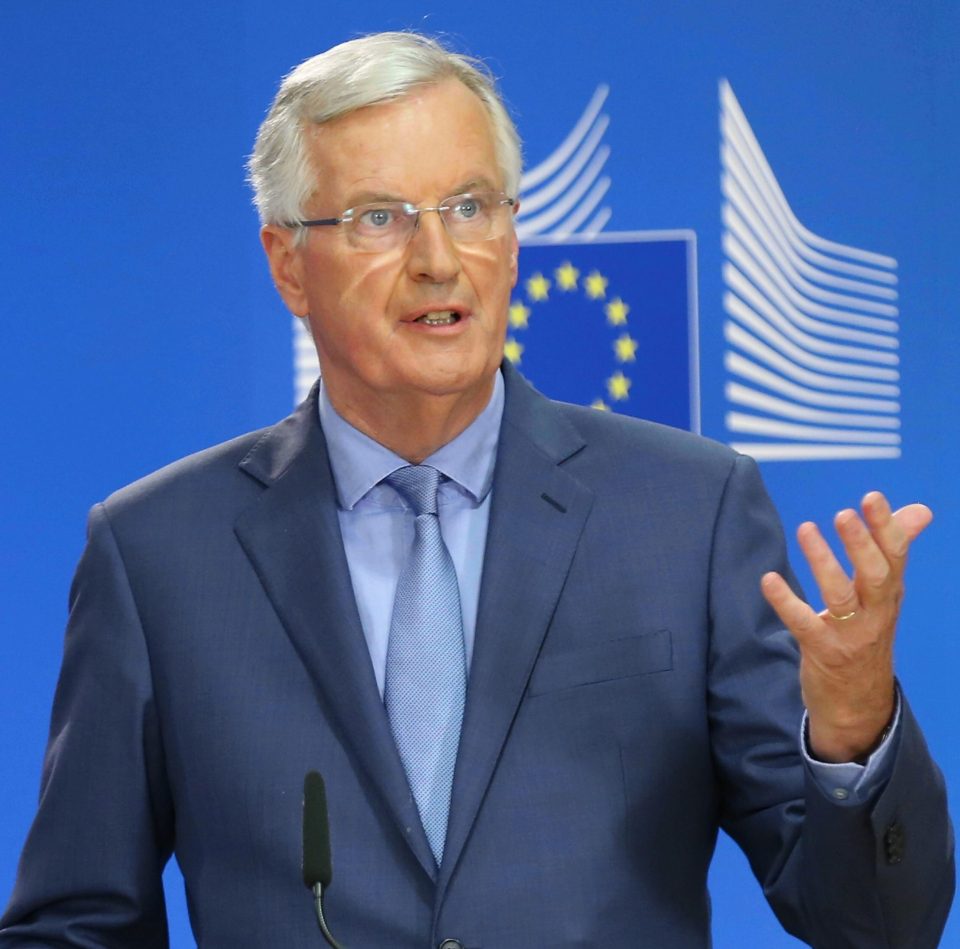  The EU chief negotiator Mr Barnier all but rejected a key plank of Theresa May's Brexit strategy on Thursday