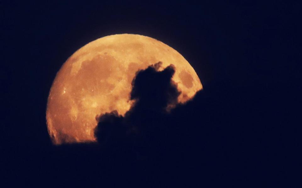  The blood moon, pictured appearing over Whitley Bay, is significant to various communities