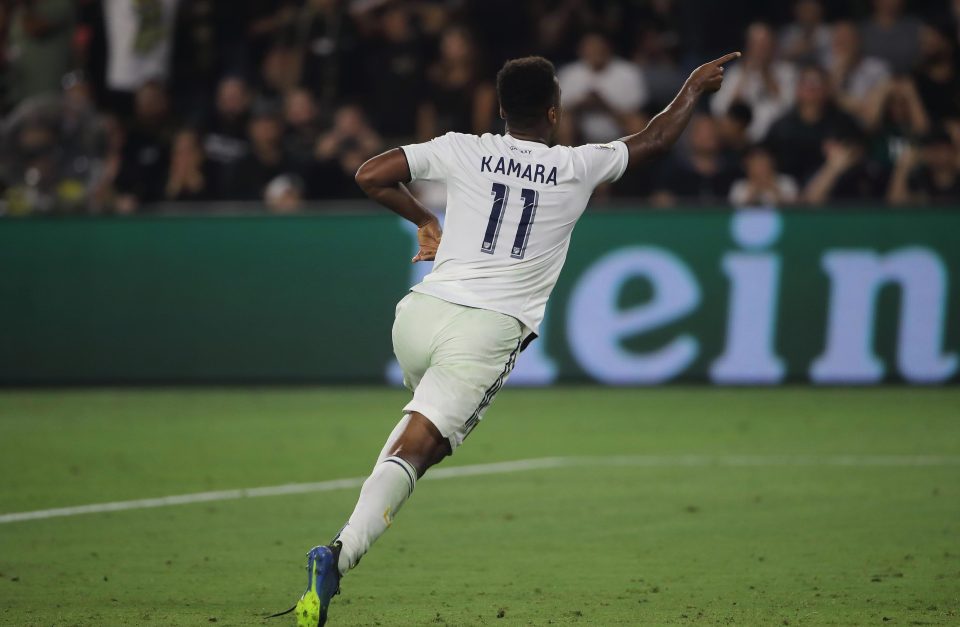  Ola Kamara levelled for Galaxy late on