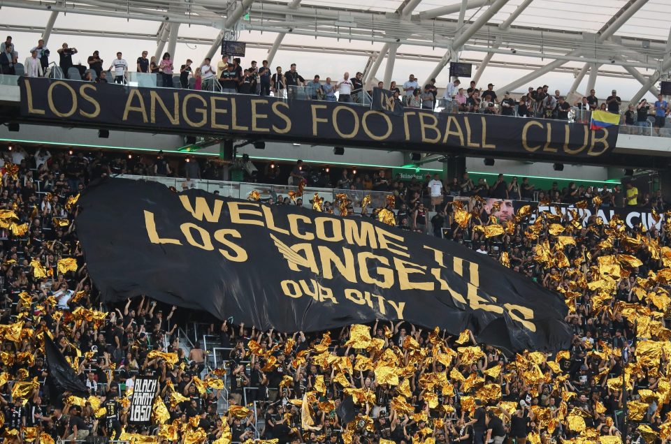  The atmosphere at the Banc of California Stadium was raucous from the off