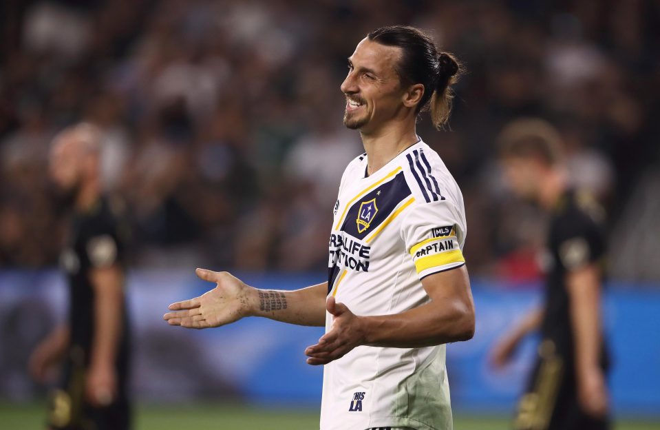  Galaxy's Zlatan Ibrahimovic was unable to inspire his side to victory, as he had on debut against LAFC in March