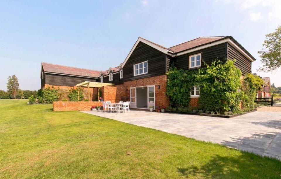  Bramble Cottage has three bedrooms and is situated in the Bluebell Farm development in Sevenoaks.