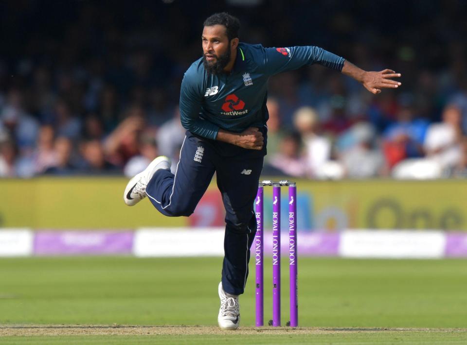  Adil Rashid has been involved in a war of words with former England skipper Michael Vaughan