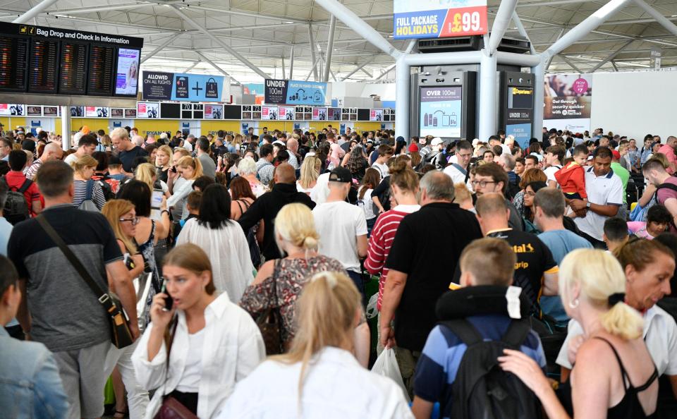  Passengers faced fresh travel hell at Stansted Airport today