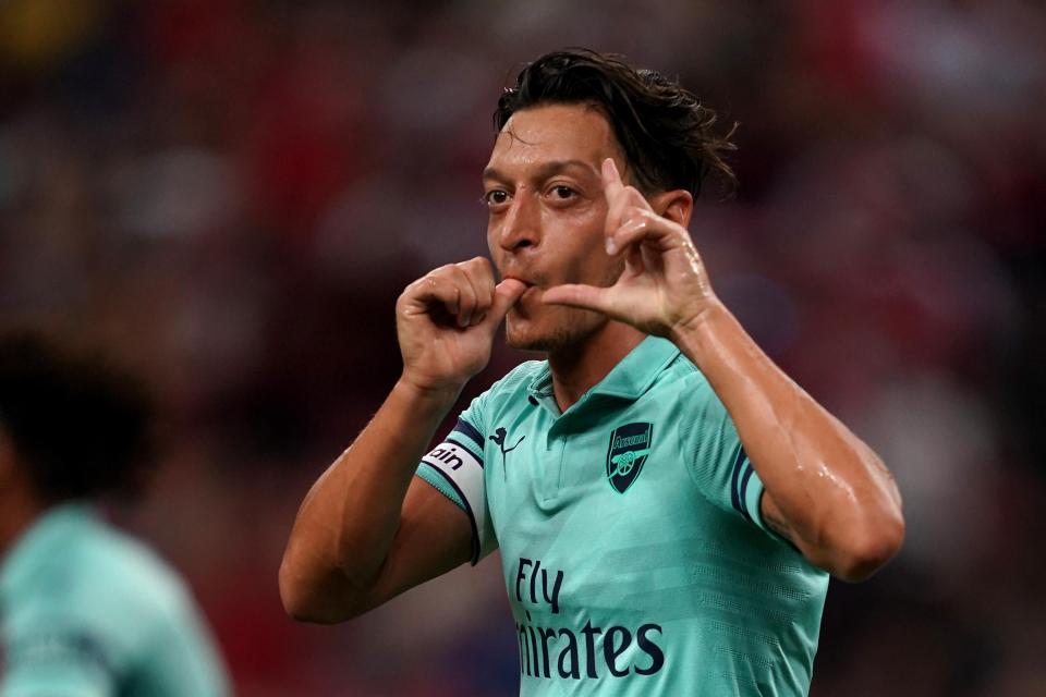 Mesut Ozil is in line to become the next Arsenal captain