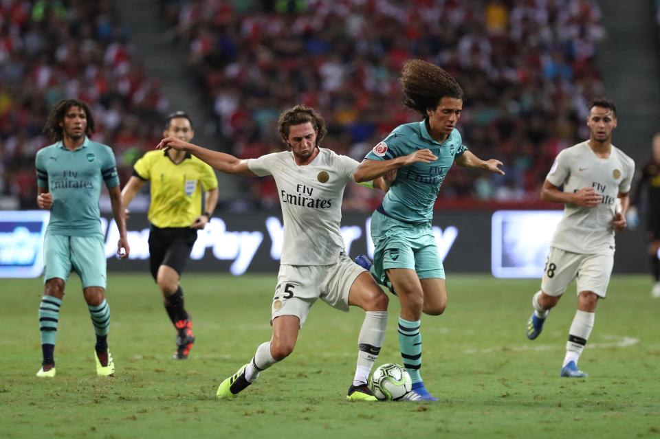  Summer signing Matteo Guendouzi once again impressed for the North London club