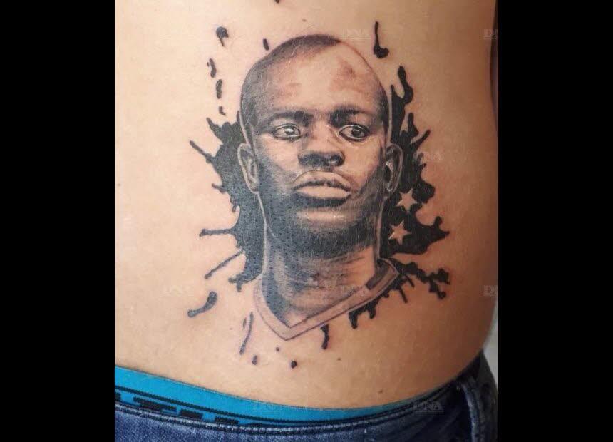 French footballer Alain Bulteel will forever have N'Golo close by thanks to this tattoo