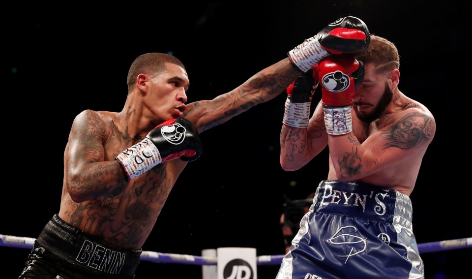 Conor Benn had the crowd on their feet with his entertaining scrap