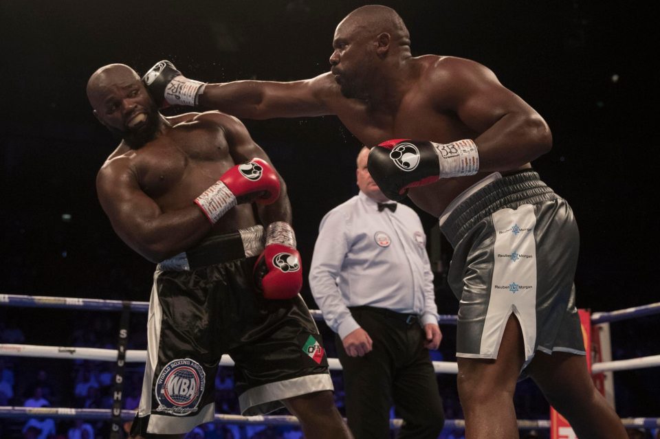  Dereck Chisora looked a defeated man before delivering his brutal blow