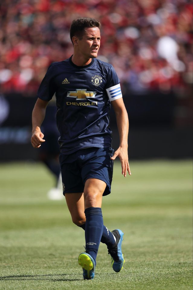  Ander Herrera has started all four of the club's matches on their tour