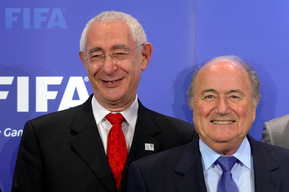  Lord Triesman with Sepp Blatter, the disgraced Fifa president who presided over the awarding of 2022 to Qatar