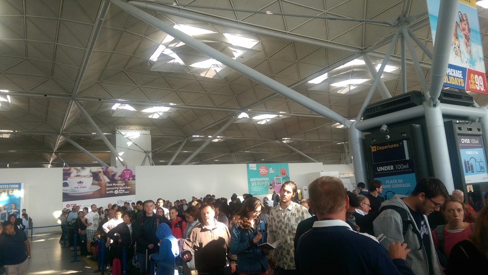 Ryainair said the weather had caused the severe delays on Friday, causing knock off effects into the weekend