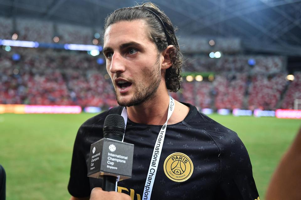  Rabiot has skippered PSG in three pre-season games