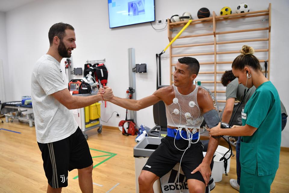  Ronaldo looks likely to be Gonzalo Higuain's replacement in attack