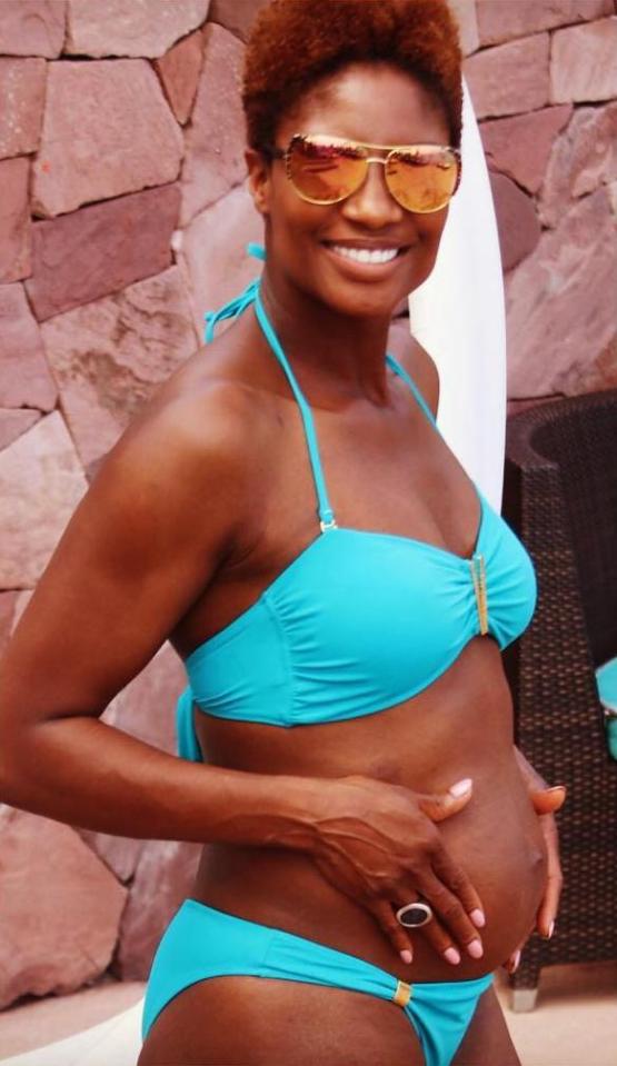 Denise Lewis took to Twitter to share the good news of her latest pregnancy