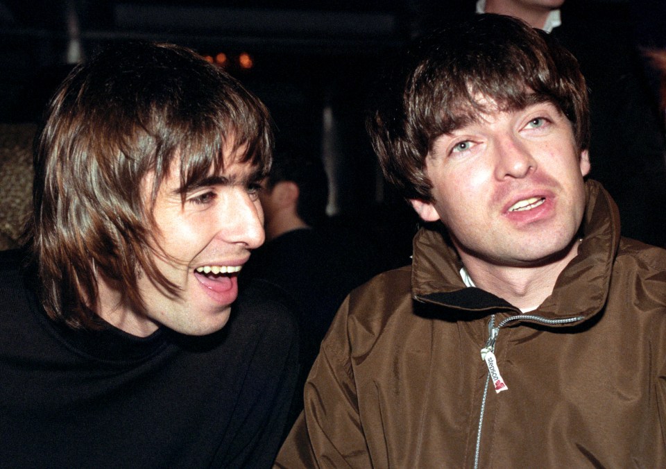  Liam and Noel Gallagher launched to fame in rock band Oasis