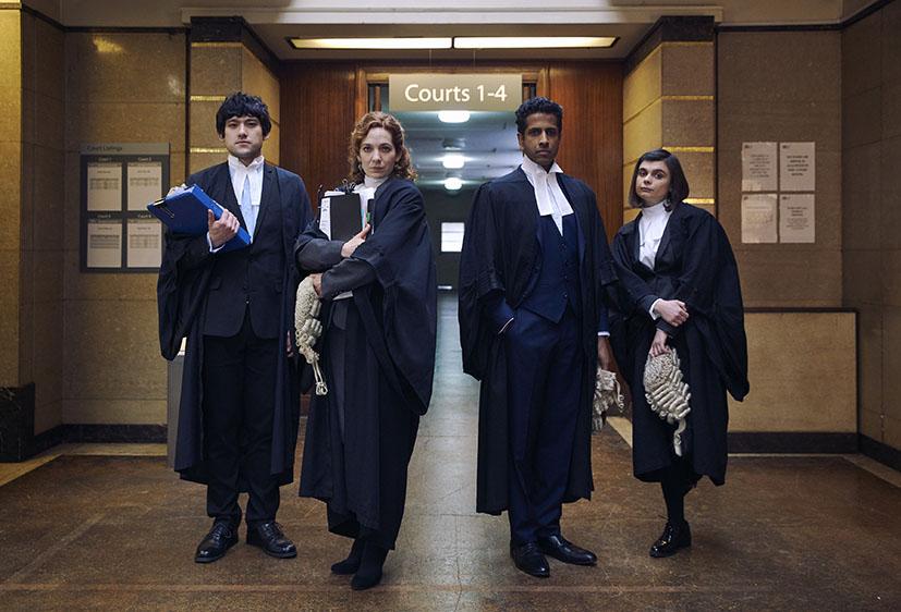  Humans star Katherine Parkinson plays senior barrister Caroline in Defending The Guilty