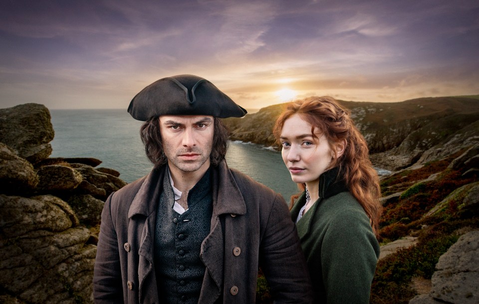  Aidan returns for the fifth and final series of Poldark with Eleanor Tomlinson