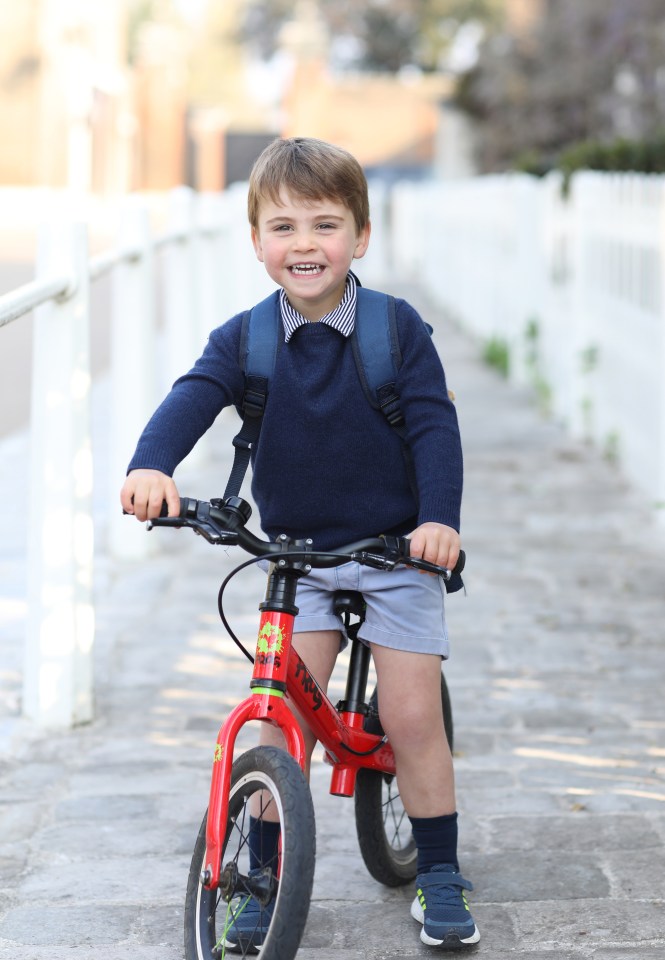  Prince Louis on his first day at nursery school