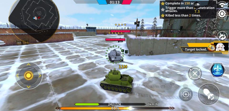  The gameplay itself features 3D tank battles in a variety of scenarios