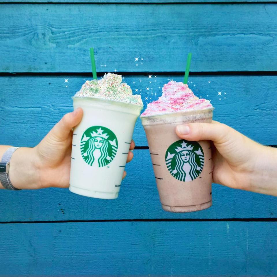  Starbucks has released a glitter Frappucino, just in time for Pride