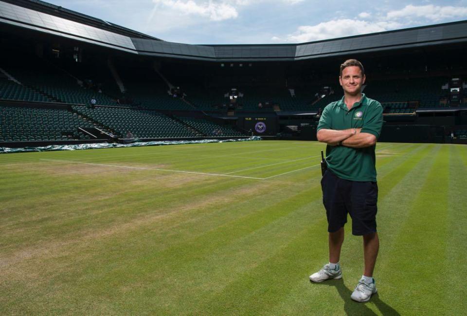  Grant Cantin is Head Groundsman at Wimbledon