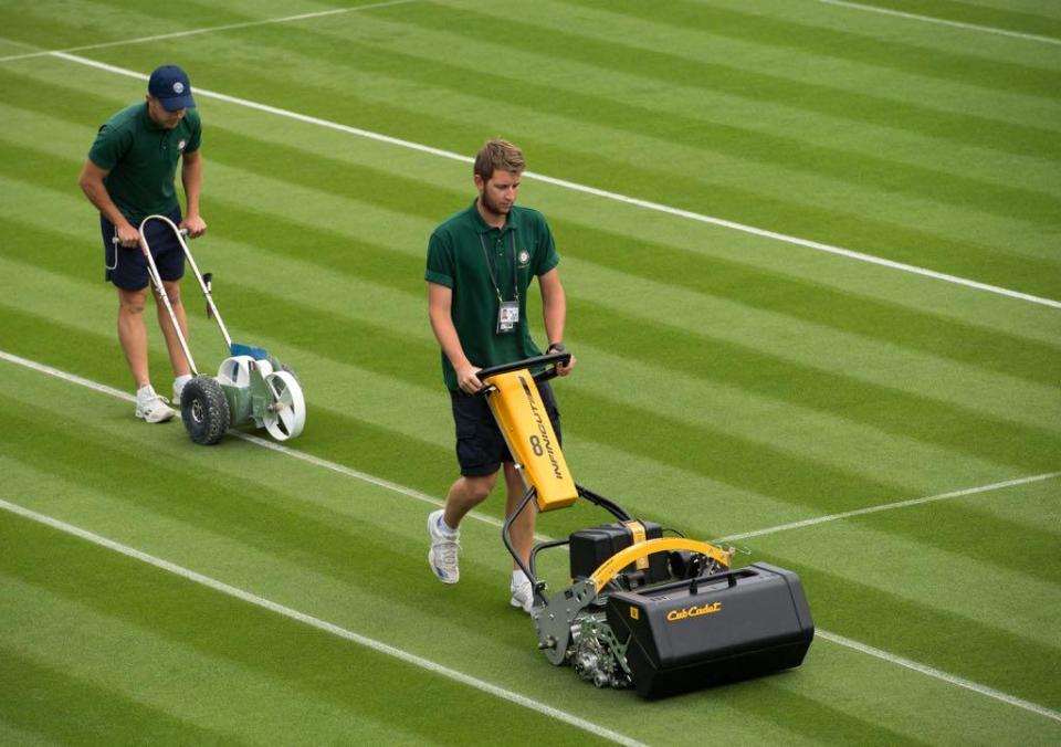  Every court is cut to a length of 8mm for the Championships