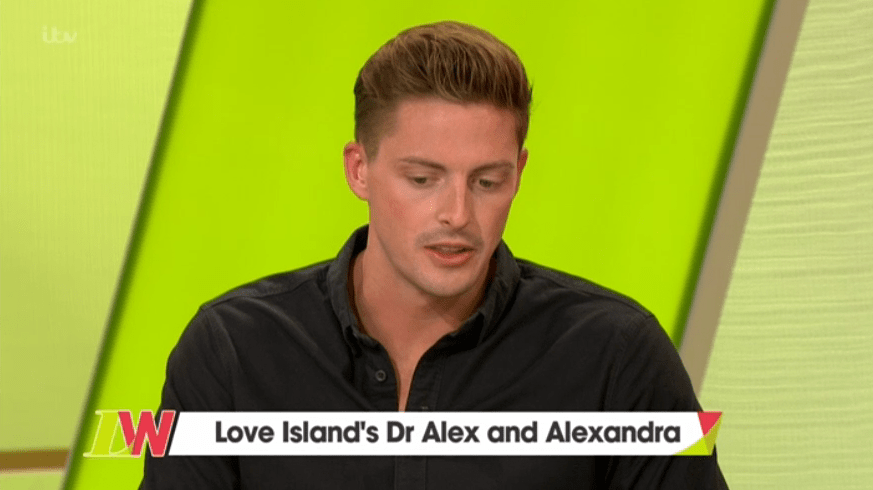  Love Island's Dr Alex confirmed he will return to his job as a doctor on today's Loose Women