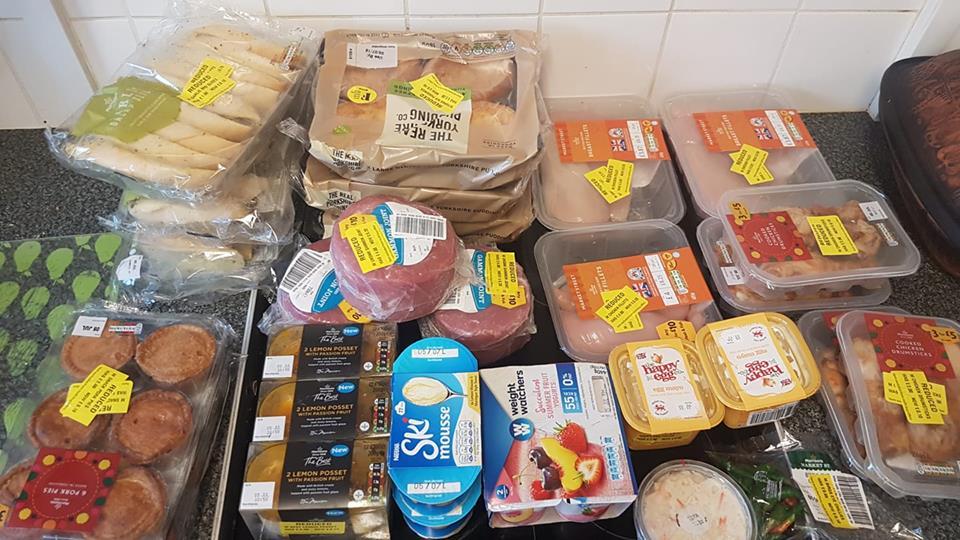  Emma Darby managed to bag more than £60 worth of food for £3.21