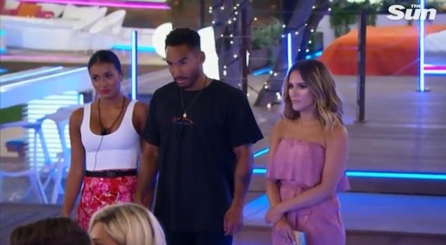 Josh Denzel, Kazimir Crossley, Caroline Flack, Love Island, Love Island 2018