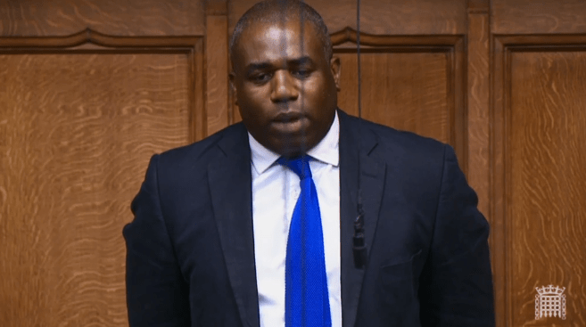  David Lammy again insisted that another vote be held on Brexit