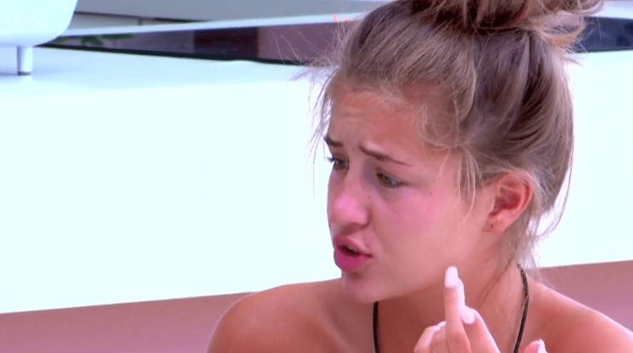  The brunette beauty is angry after Ellie called her a 'ugly c***'