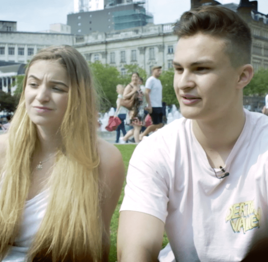  Grace and Matthew believe that the police are trying to crack down on the number of spice users by displaying warning posters