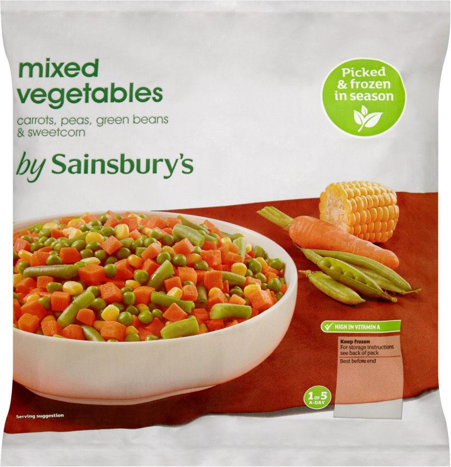  Sainsbury's own brand mixed vegetables have also been recalled as a precaution