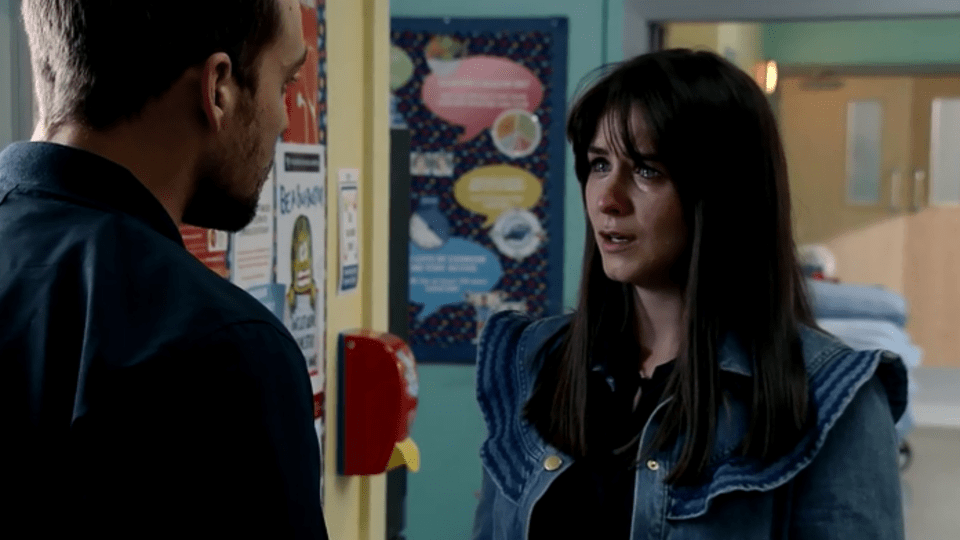 Sophie sobs as Ali tells her that Jack has Sepsis