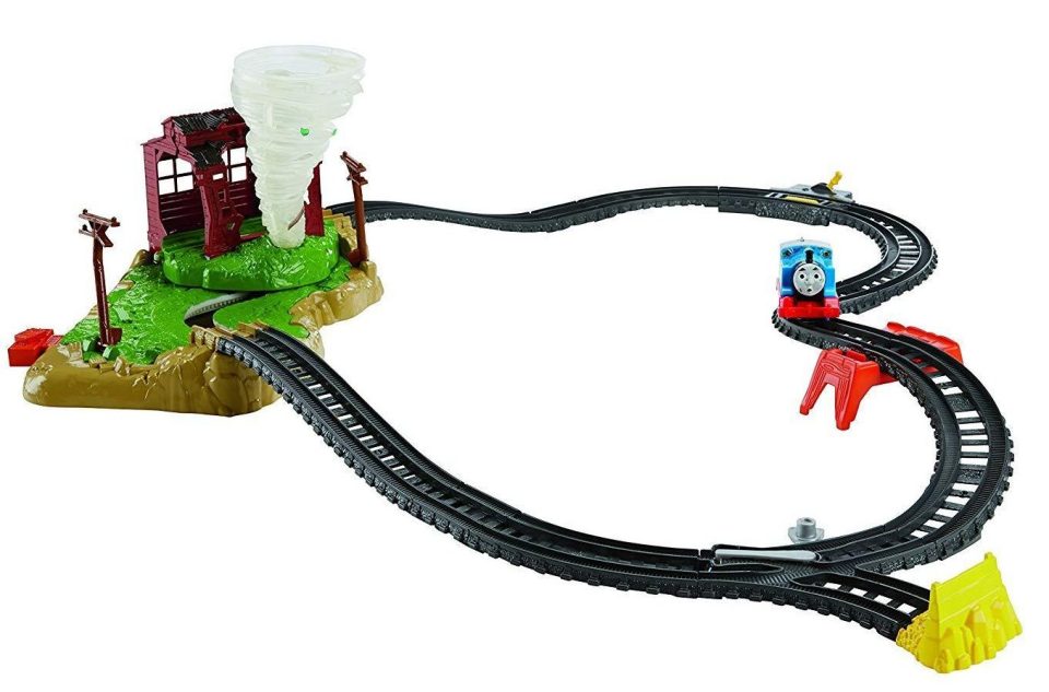  Complete Thomas & Friends train set includes motorised diesel, full track layout and tunnel with blast-away boulder feature