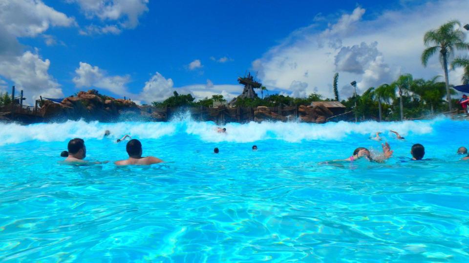  Typhoon Lagoon is home to one of the world's largest outdoor wave pools, where guests can hang ten in a private surf lesson