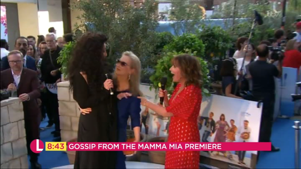  Meryl Streep gatecrashed Lorraine's interview with Cher