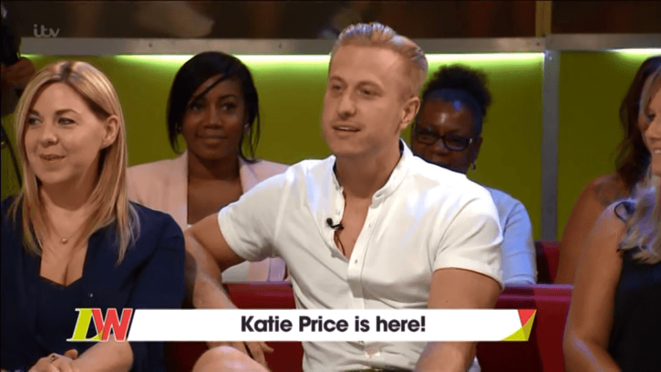  Katie Price's boyfriend Kris Boyson was on the show with her today