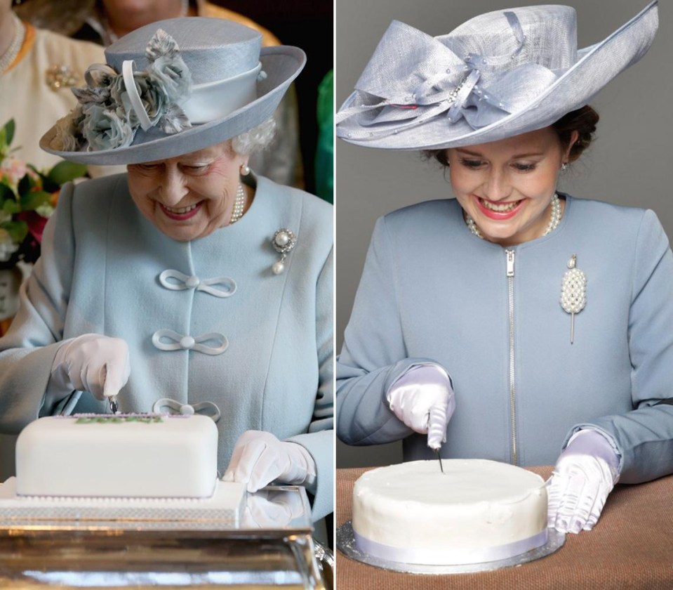 The Queen, like Lauren, loves a cheeky slice of cake