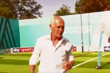  Paul Gascoigne appeared on Soccer AM this morning but left as he was feeling 'unwell'