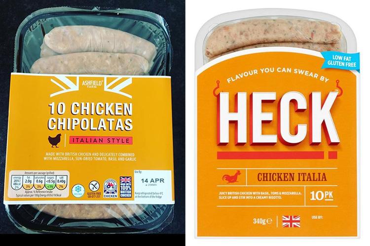 The owner of Heck sausages asked Aldi to stop selling the knock-off sausages